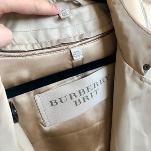 Burberry long trench coat